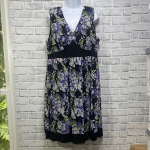 Studio 1940 Sleeveless Flora Dress 18W